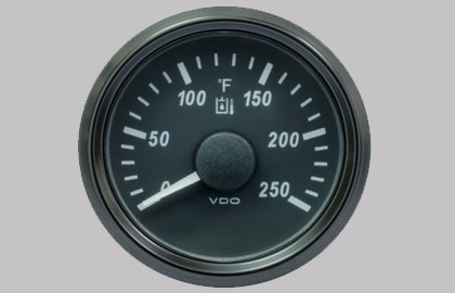 SingleViu Hydraulic Temperature Gauge 250°F